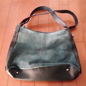 Tignanello Suede Leather Handbag